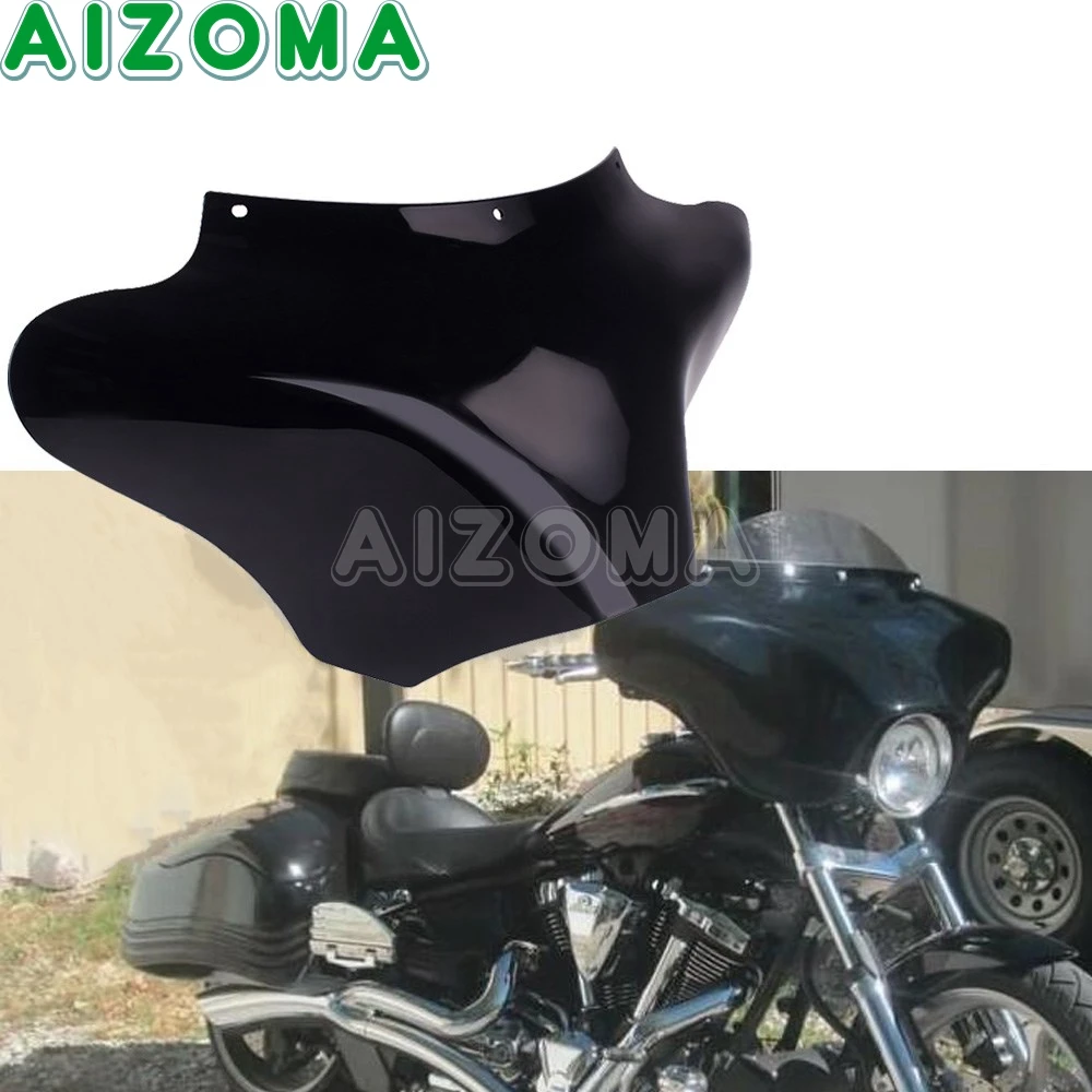 Motorcycle Black Front Batwing Outer Fairing Headlight Cowl for Harley Softail Honda VTX Shadow Yamaha V-Star Kawasaki Vulcan
Motorcycle Black Front Batwing Outer Fairing Headlight Cowl for Harley Softail Honda VTX Shadow Yamaha V-Star Kawasaki Vulcan