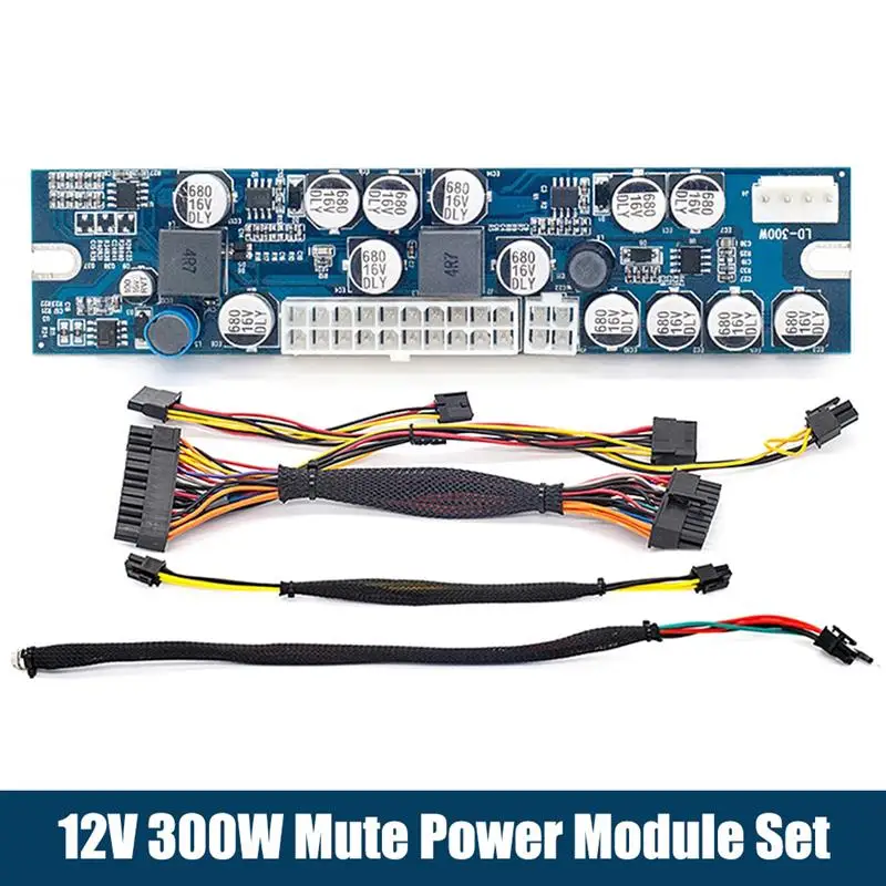 1 Set Of 12V 300W Mute Power Module Set DC ATX Switch Mining PSU 24pin MINI ATX PC Power Supply For Computer Desktop Accessories
1 Set Of 12V 300W Mute Power Module Set DC ATX Switch Mining PSU 24pin MINI ATX PC Power Supply For Computer Desktop Accessories