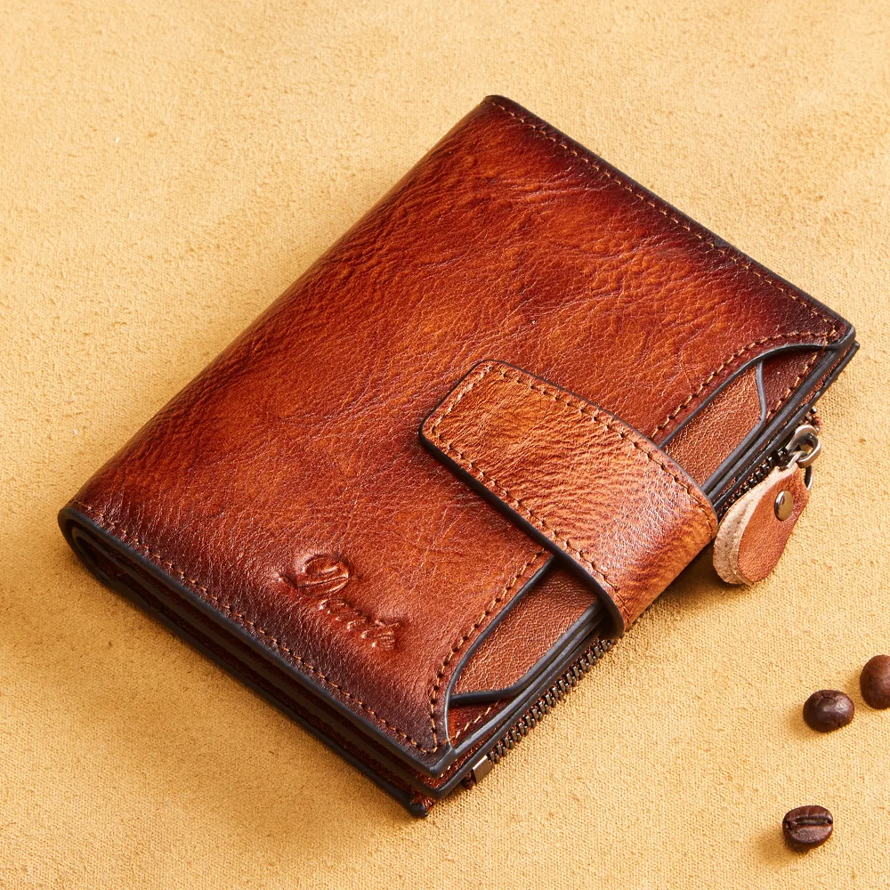 Hot Selling Wallets Mens Slim RFID Blocking Genuine Leather with Coin Pocket High Quality Short Multifunctional Wallet gifts
Hot Selling Wallets Mens Slim RFID Blocking Genuine Leather with Coin Pocket High Quality Short Multifunctional Wallet gifts