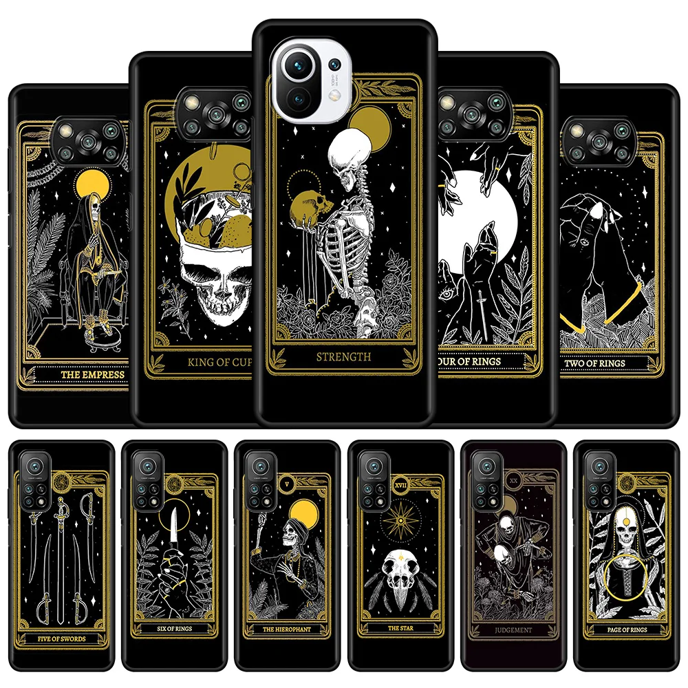 Silicone Phone Case for Xiaomi Mi Poco X3 Pro M3 Pro 5G F3 Pocophone F1 Funda Capa Back Cover Tarot Cards Reading
Silicone Phone Case for Xiaomi Mi Poco X3 Pro M3 Pro 5G F3 Pocophone F1 Funda Capa Back Cover Tarot Cards Reading