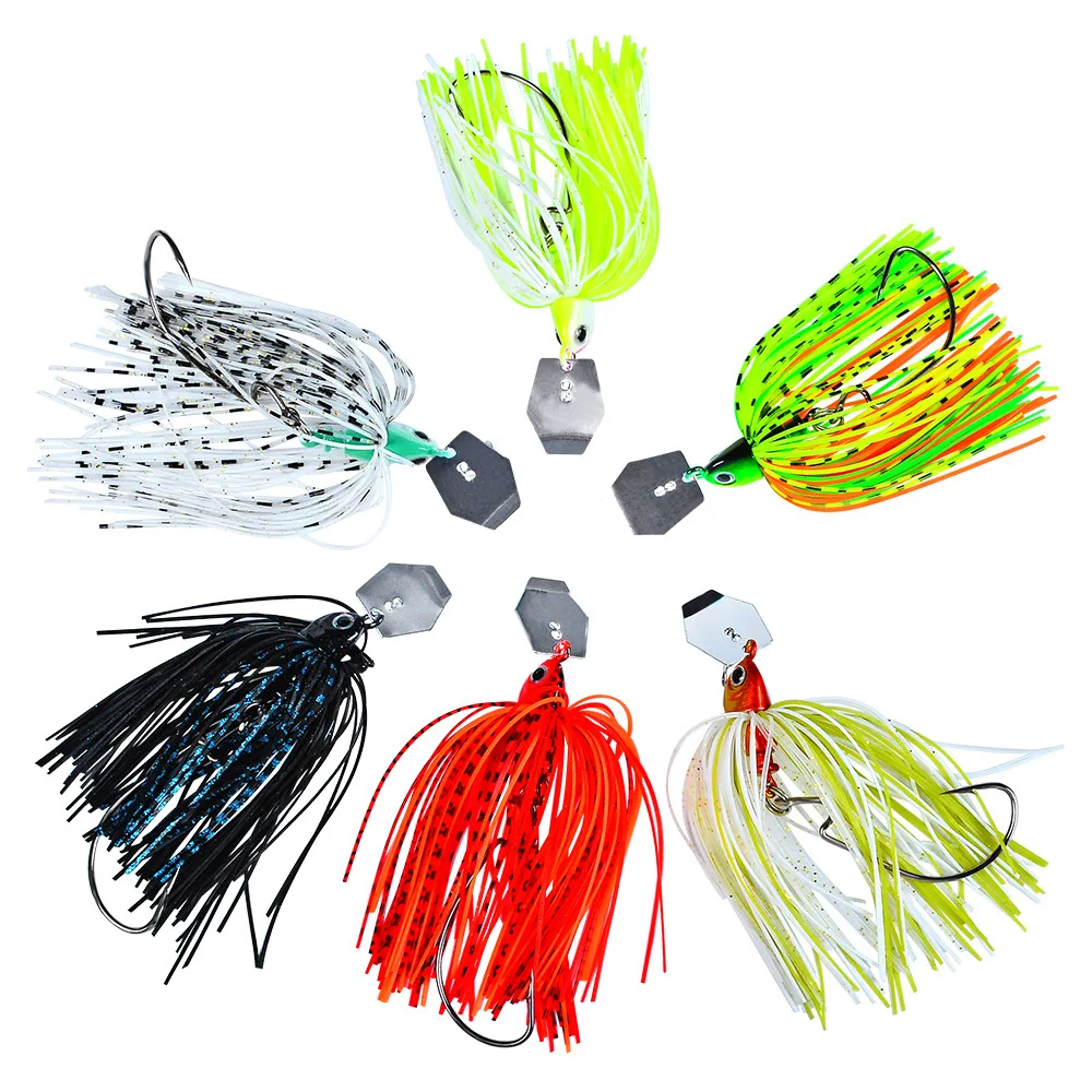 12/15/20g Chatter bait spinner bait weedless fishing lure spoon Buzzbait wobbler chatterbait for bass pike walleye fish 
12/15/20g Chatter bait spinner bait weedless fishing lure spoon Buzzbait wobbler chatterbait for bass pike walleye fish