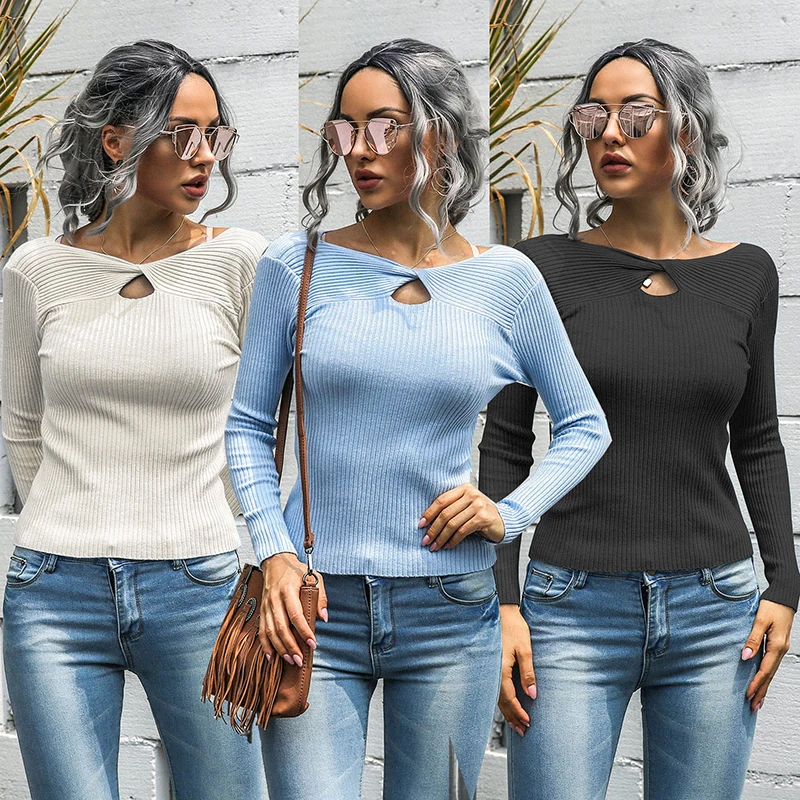 2020 Women's V Neck Fashion Sweater Warm Clothing Female Autumn Women Pullover Winter Casual Long Sleeve Knitted Top Sweater
2020 Women's V Neck Fashion Sweater Warm Clothing Female Autumn Women Pullover Winter Casual Long Sleeve Knitted Top Sweater