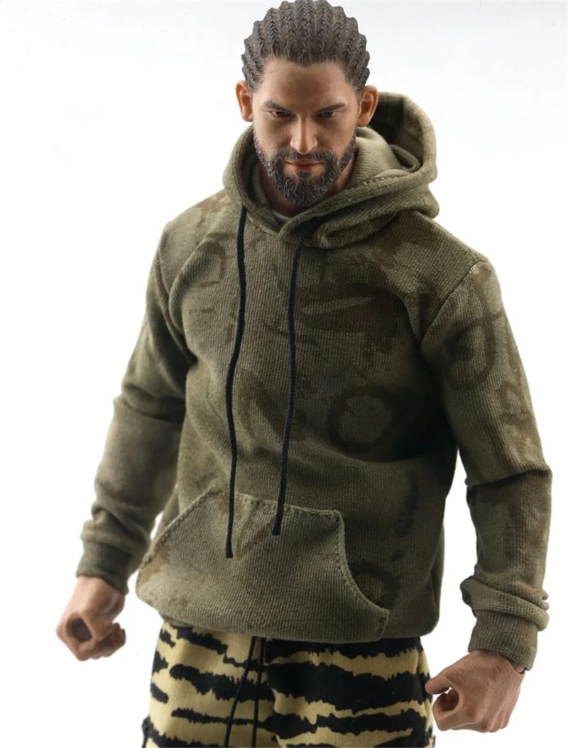 1/6 Scale Male Clothes Accessory Soldiers Men Hip Hop Fashion Street Trend Army Green Hooded Sweatshirt for 12" Action Figure
1/6 Scale Male Clothes Accessory Soldiers Men Hip Hop Fashion Street Trend Army Green Hooded Sweatshirt for 12" Action Figure