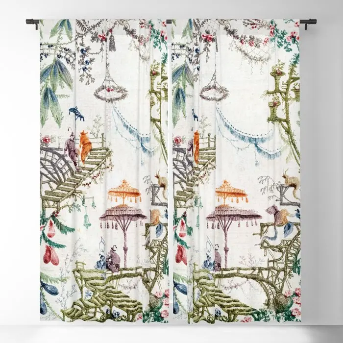 Enchanted Forest Chinoiserie Blackout Curtains 3D Print Window Curtains For Bedroom Living Room Decor Window Treatments
Enchanted Forest Chinoiserie Blackout Curtains 3D Print Window Curtains For Bedroom Living Room Decor Window Treatments
