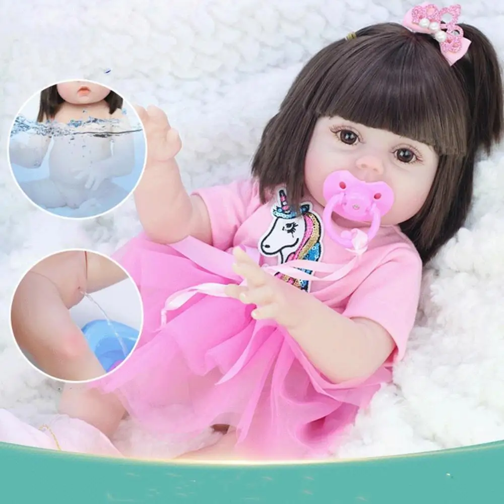 53cm Reborn Baby Doll Adorable Soft Vinly Silicone Lifelike Baby Doll Simulation Playmate Toys
53cm Reborn Baby Doll Adorable Soft Vinly Silicone Lifelike Baby Doll Simulation Playmate Toys