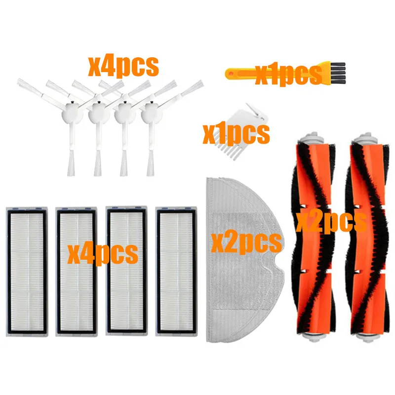 Запчасти для робота-пылесоса Xiaomi Mijia 1C STYTJ01ZHM, основная и боковая щетки, фильтр НЕРА, тряпочка, инструмент для чистки, аксессуары
Запчасти для робота-пылесоса Xiaomi Mijia 1C STYTJ01ZHM, основная и боковая щетки, фильтр НЕРА, тряпочка, инструмент для чистки, аксессуары