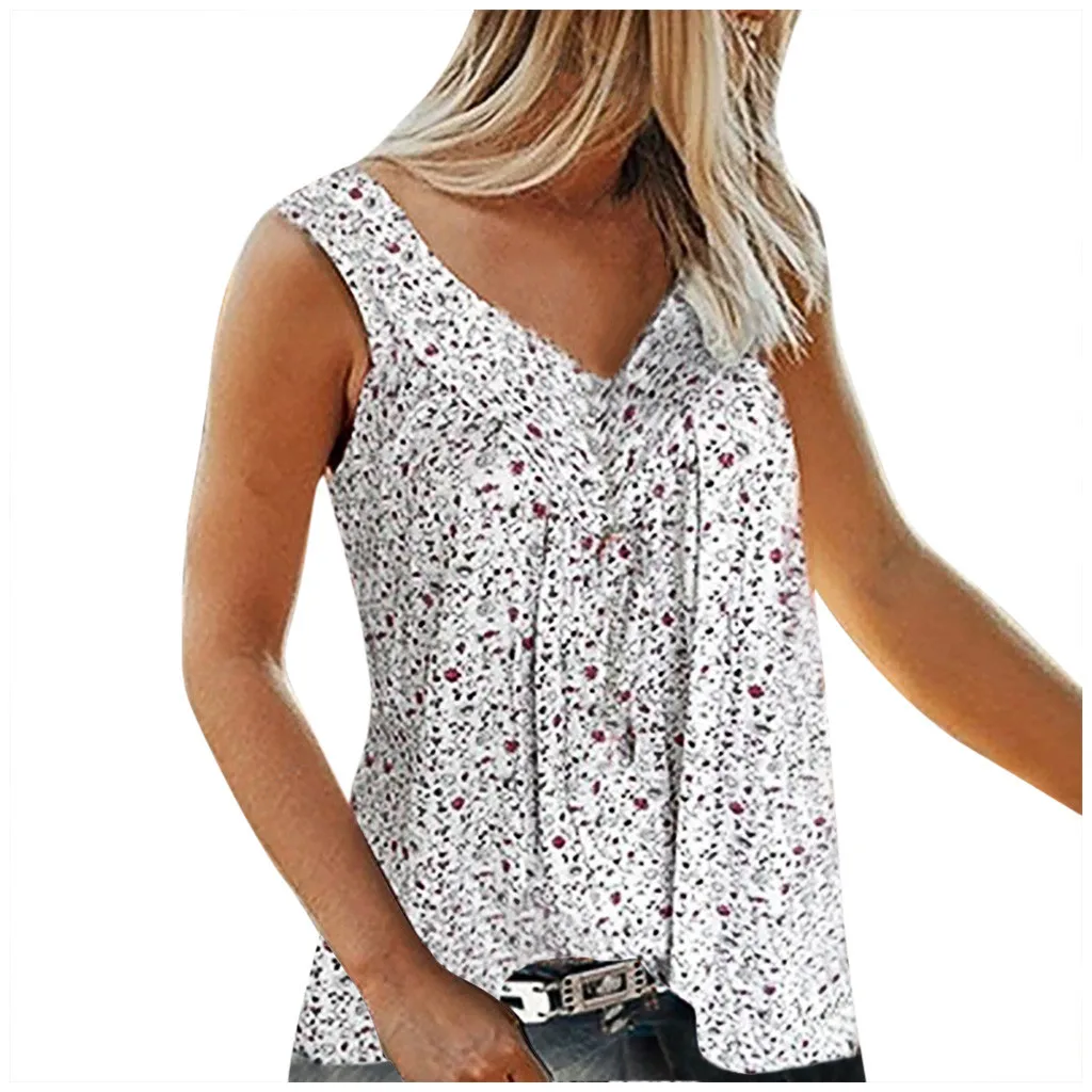 7xl Plus Size T-shirts For Women Casual V Collar Printed Tops Fashion Broken Flowers Sleeveless Shirts Leisure Time Shirt Блузки
7xl Plus Size T-shirts For Women Casual V Collar Printed Tops Fashion Broken Flowers Sleeveless Shirts Leisure Time Shirt Блузки