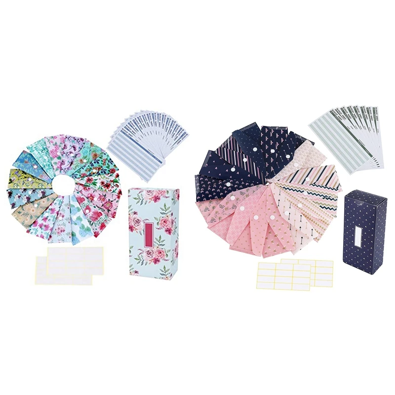 2 Set Cash Envelope System for Budget Reusable Plastic Budget Envelope with Budget Sticker Box To Save Money D & B
2 Set Cash Envelope System for Budget Reusable Plastic Budget Envelope with Budget Sticker Box To Save Money D & B