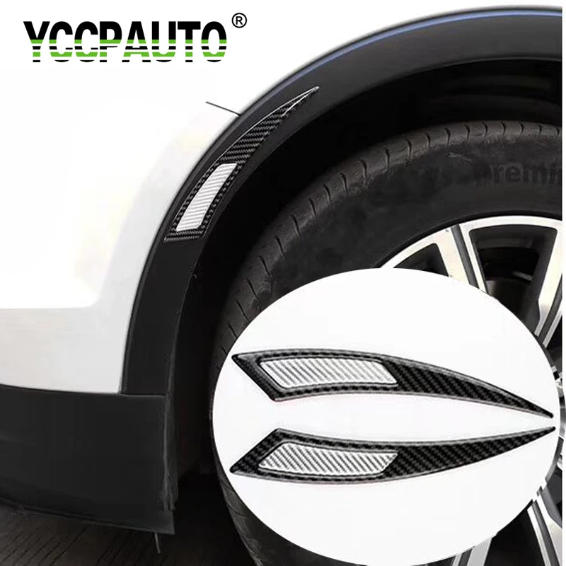 YCCPAUTO True Carbon Fiber Car Sticker Auto Wheel Eyebrow Reflective Strips Anti-Scratch Warning Trim Bar 2Pcs/lot
YCCPAUTO True Carbon Fiber Car Sticker Auto Wheel Eyebrow Reflective Strips Anti-Scratch Warning Trim Bar 2Pcs/lot