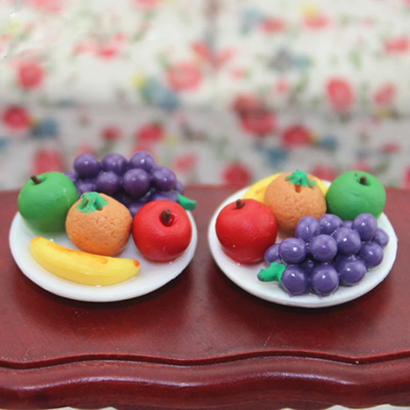 1pc Lovely Occupations 1/12 Miniature Fresh Fruit Plate For Dollhouse Kitchen Food Accessories 25*10mm
1pc Lovely Occupations 1/12 Miniature Fresh Fruit Plate For Dollhouse Kitchen Food Accessories 25*10mm