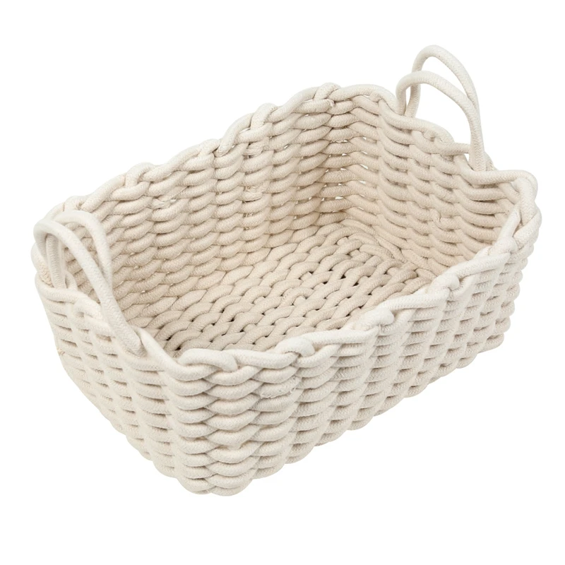 Nordic Style Thick Cotton Rope Woven Basket Storage Basket Storage Basket Frame
Nordic Style Thick Cotton Rope Woven Basket Storage Basket Storage Basket Frame