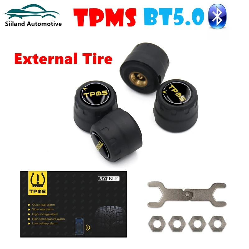 Latest TPMS BLE Tire Pressure Sensor with Bluetooth 5.0 Pressure Monitoring System Internal/External for Android & IOS phone
Latest TPMS BLE Tire Pressure Sensor with Bluetooth 5.0 Pressure Monitoring System Internal/External for Android & IOS phone
