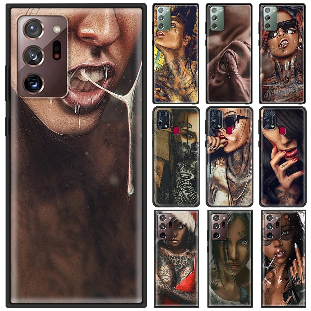 Sleeve Tattoo Girl Soft Cover for Samsung Galaxy Note 20 Ultra 10 Lite 9 8 Plus 5G Luxury Phone Accessories Funda Case Shell
Sleeve Tattoo Girl Soft Cover for Samsung Galaxy Note 20 Ultra 10 Lite 9 8 Plus 5G Luxury Phone Accessories Funda Case Shell