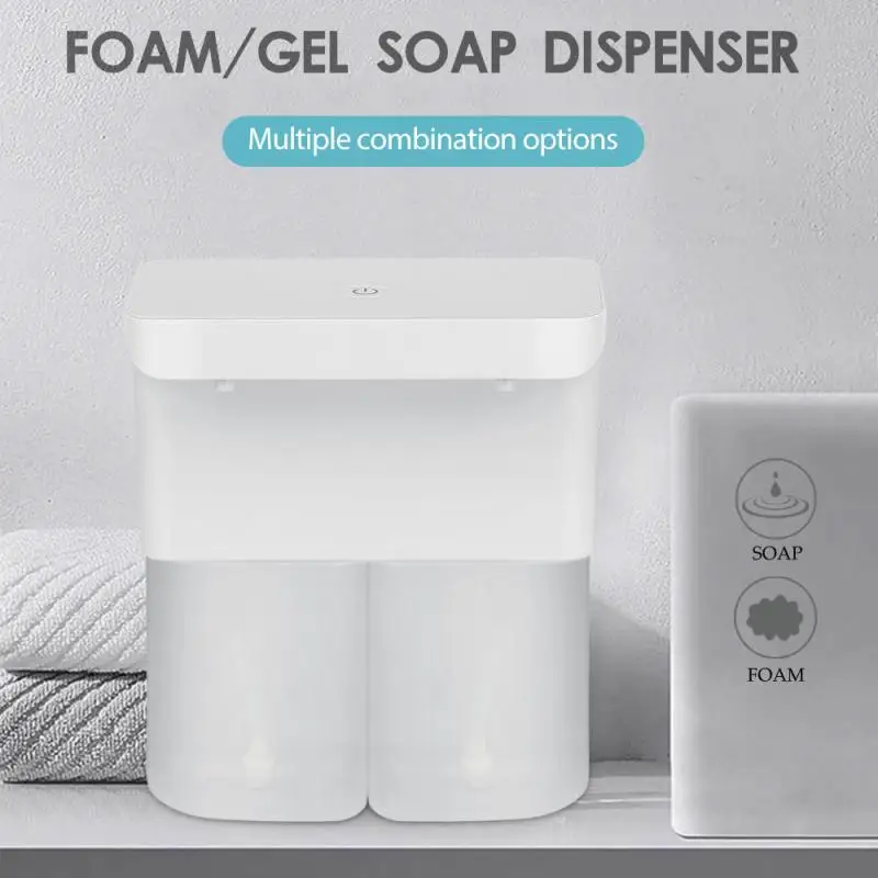 USB Wall-mounted Intelligent Induction Soap Dispenser Smart Liquid + Foam Dual-use Automatic Liquid Soap Dispenser Foamer 600 ML
USB Wall-mounted Intelligent Induction Soap Dispenser Smart Liquid + Foam Dual-use Automatic Liquid Soap Dispenser Foamer 600 ML