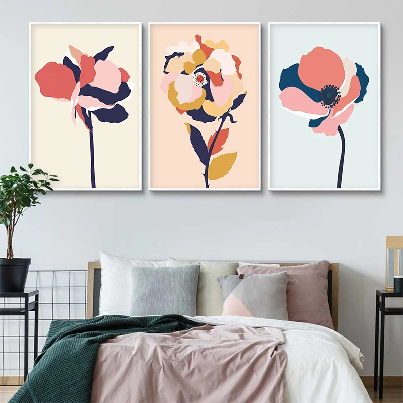 Minimalist Style Abstract Flower Illustration Canvas Print Painting Decorative Poster Plants Pictures for Living Room Home Decor
Minimalist Style Abstract Flower Illustration Canvas Print Painting Decorative Poster Plants Pictures for Living Room Home Decor