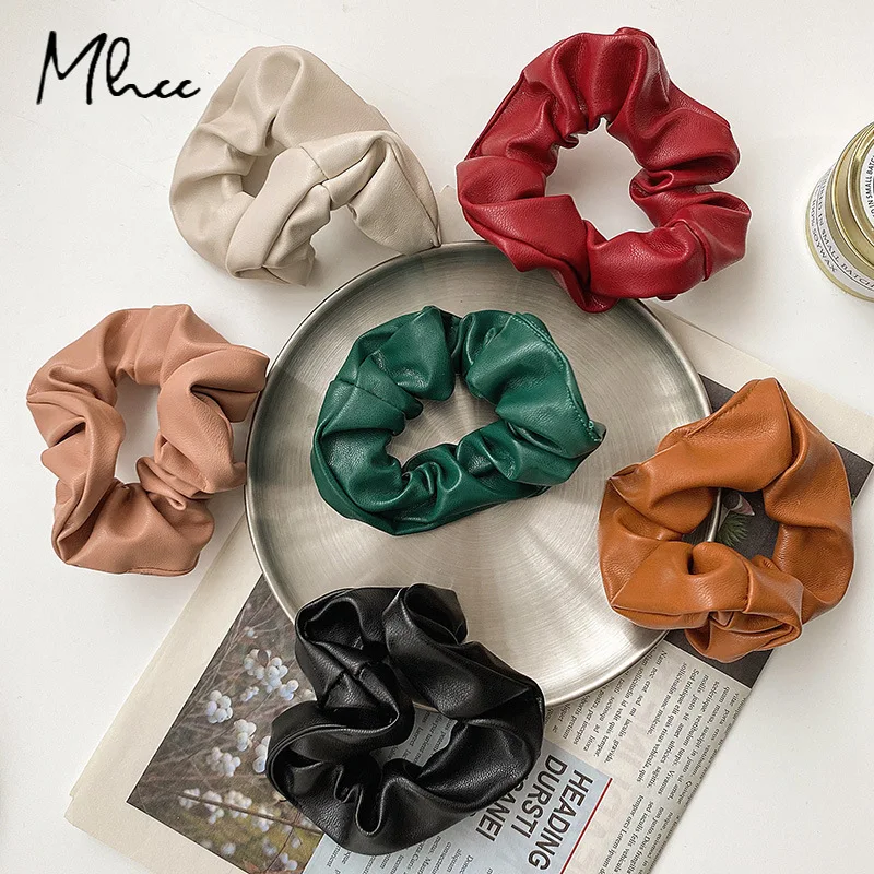 2021 Ponytail Holder Decoration Hair Accessories New Elastic Headwear Women Leather Hair Band Solid Color Hairtie Rubber Band
2021 Ponytail Holder Decoration Hair Accessories New Elastic Headwear Women Leather Hair Band Solid Color Hairtie Rubber Band