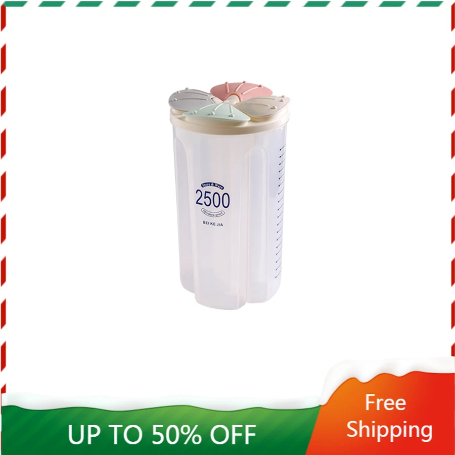 Cute Dispenser Storage Box Household Set Transparent Rice Plastic Jars Bulk Cereals Modern Rangement Cuisine Kitchen Box ZZ50SB
Cute Dispenser Storage Box Household Set Transparent Rice Plastic Jars Bulk Cereals Modern Rangement Cuisine Kitchen Box ZZ50SB