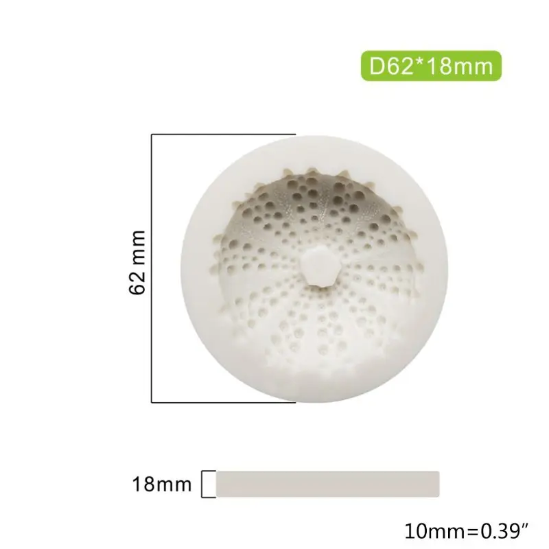 3D Sea urchin shell Molds Silicone Mold Decorating Mold Icing Candy Sugar Gum Paste Moulds Cake Craft Imprint Baking Moulds Bake
3D Sea urchin shell Molds Silicone Mold Decorating Mold Icing Candy Sugar Gum Paste Moulds Cake Craft Imprint Baking Moulds Bake