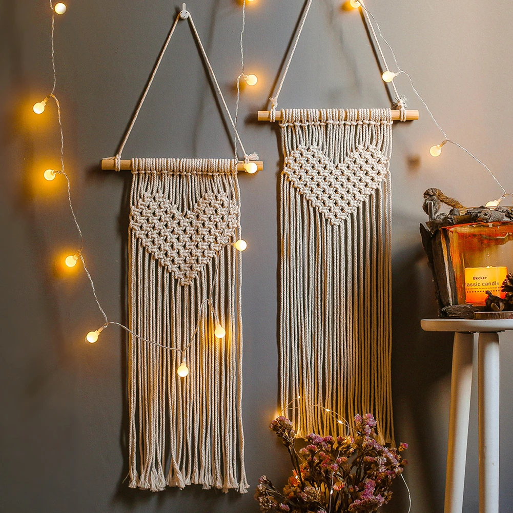 Boho Macrame Woven Wall Hanging Decor 29.5" Bohemian Tapestry Wall Art Decor for Room Wedding
Boho Macrame Woven Wall Hanging Decor 29.5" Bohemian Tapestry Wall Art Decor for Room Wedding