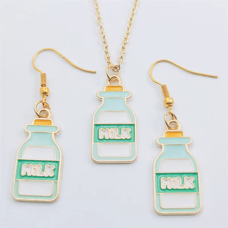 Milk Bottle Gold Earring Necklace Sets Jewelry Set Retro Vintage Antique,Fashion Women Christmas Birthday Girl Gifts
Milk Bottle Gold Earring Necklace Sets Jewelry Set Retro Vintage Antique,Fashion Women Christmas Birthday Girl Gifts