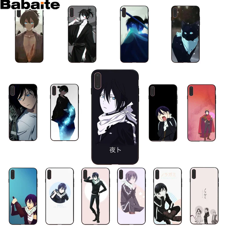 Noragami yato Аниме новое поступление черный чехол для мобильного телефона iPhone X XS MAX 6 6S