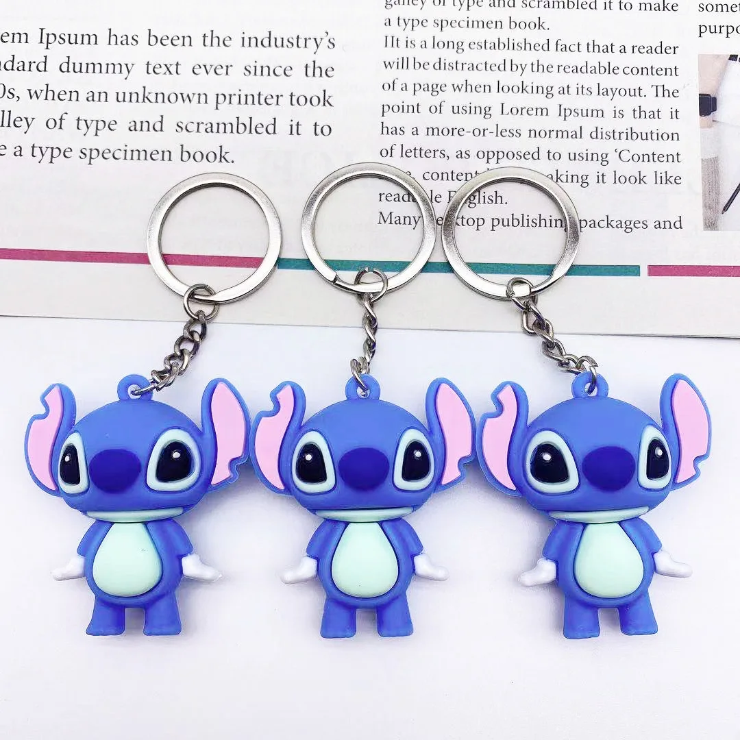 3D Stitch keychain key ring PVC cartoon key chain key holder cute portachiavi chaveiro llaveros bag charm
3D Stitch keychain key ring PVC cartoon key chain key holder cute portachiavi chaveiro llaveros bag charm
