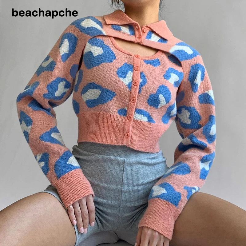 Beachapche Vintage Leopard Knitted 2 Piece Sweater Women Sexy Slim Long Sleeve Pullovers Sweater Vest Autumn Casual Streetwear
Beachapche Vintage Leopard Knitted 2 Piece Sweater Women Sexy Slim Long Sleeve Pullovers Sweater Vest Autumn Casual Streetwear