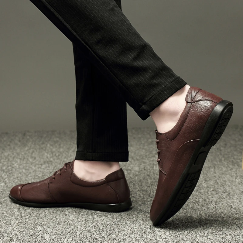 Shoe Casual Man Casual Shoes Men's Leather Black Men Spring Leisure Mens Causal Fashion For Hot Sale Man Zapatos Hombre
Shoe Casual Man Casual Shoes Men's Leather Black Men Spring Leisure Mens Causal Fashion For Hot Sale Man Zapatos Hombre