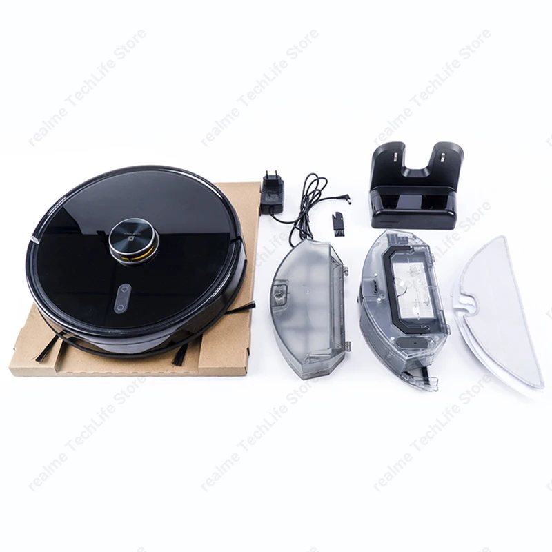 realme TechLife Robot Vacuum Cleaner 2-In-1 Sweep&Wet Mopping Floors Lidar Laser Navigation for Home 3000Pa Suction
realme TechLife Robot Vacuum Cleaner 2-In-1 Sweep&Wet Mopping Floors Lidar Laser Navigation for Home 3000Pa Suction