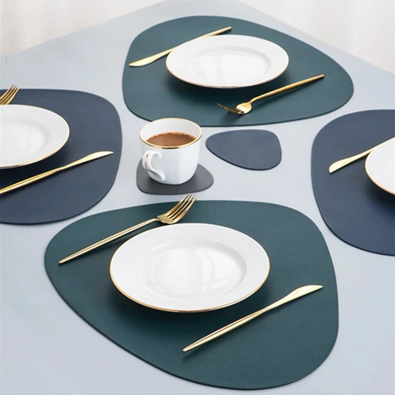 6 Colors Non-Slip Placemats PU Leather Table Mat Simple Waterproof Tableware Pad Home Decor Placemat for Dining
6 Colors Non-Slip Placemats PU Leather Table Mat Simple Waterproof Tableware Pad Home Decor Placemat for Dining