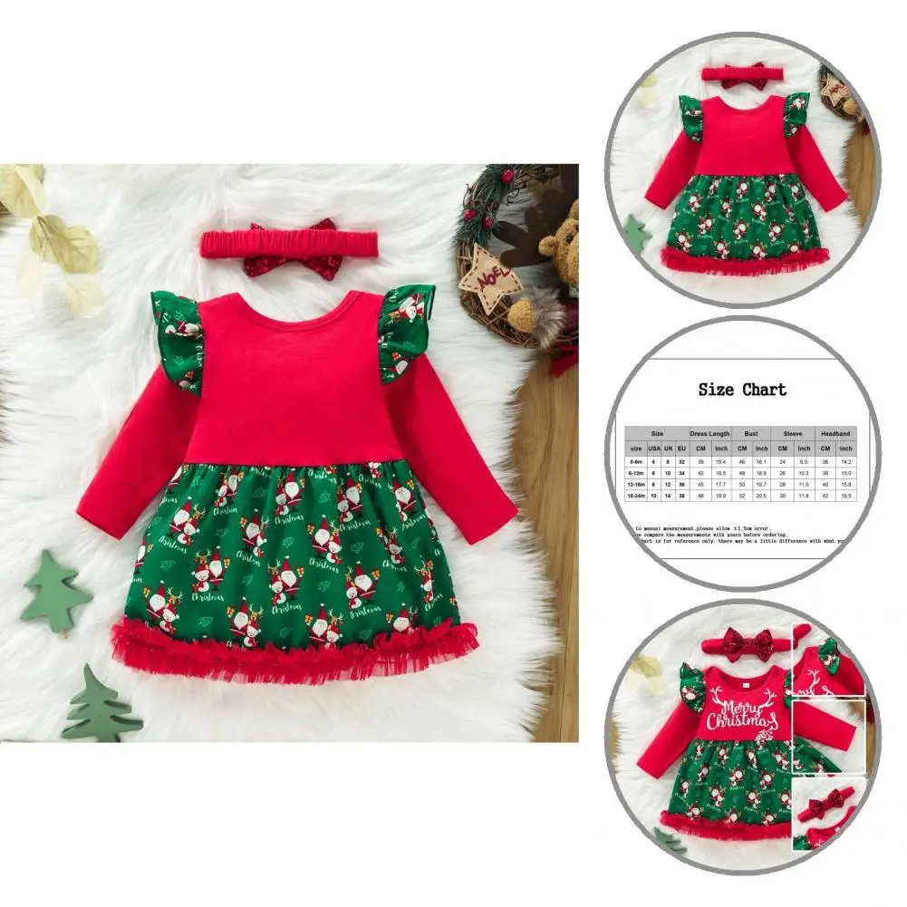 Comfortable Regular Santa Claus Girls Infant Headband Dress Flexible Baby Dress Casual for Party 
Comfortable Regular Santa Claus Girls Infant Headband Dress Flexible Baby Dress Casual for Party