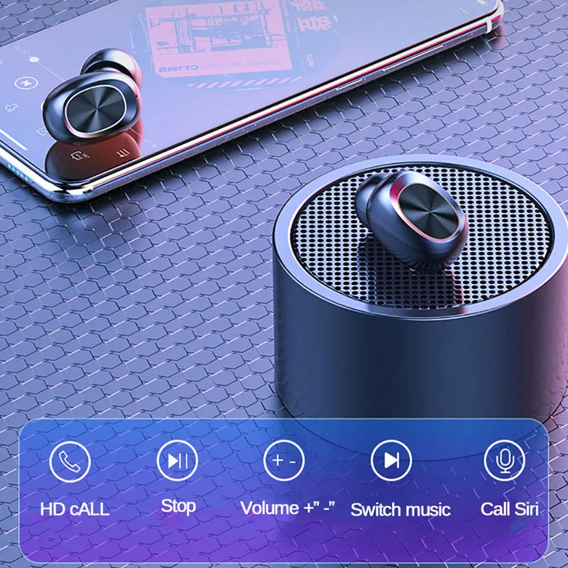 B5 TWS Bluetooth Hi-Fi стерео беспроводной с шумоподавлением игровой отпечаток пальца