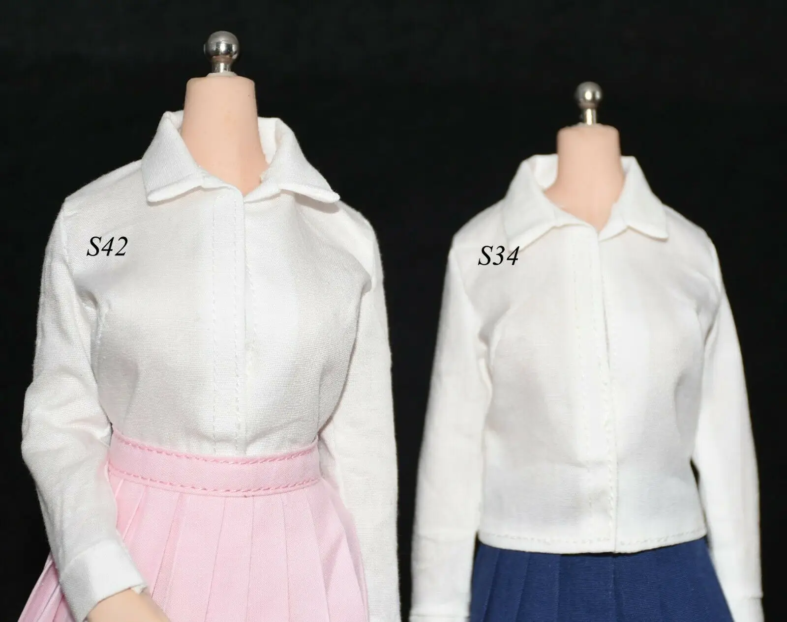 IN STOCK 1/6 Female Long-sleeved White Shirt Fit 12'' TBL PH Large/Middle Breast Figure
IN STOCK 1/6 Female Long-sleeved White Shirt Fit 12'' TBL PH Large/Middle Breast Figure
