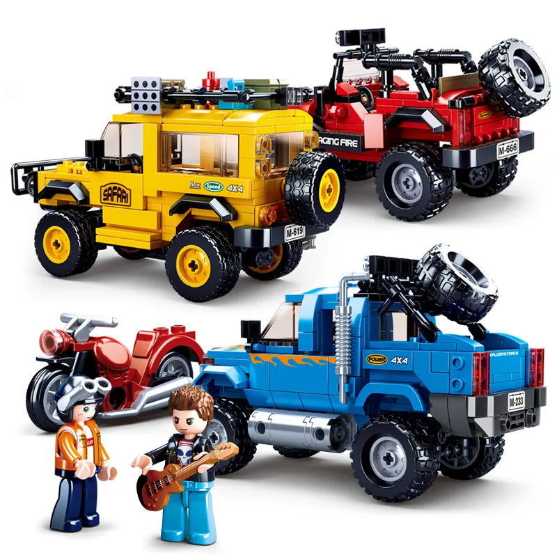 City Car Hummered Truck Off Road SUV Speed Champion Supercar Racing Building Blocks Moc DIY Bricks Construction toys
City Car Hummered Truck Off Road SUV Speed Champion Supercar Racing Building Blocks Moc DIY Bricks Construction toys