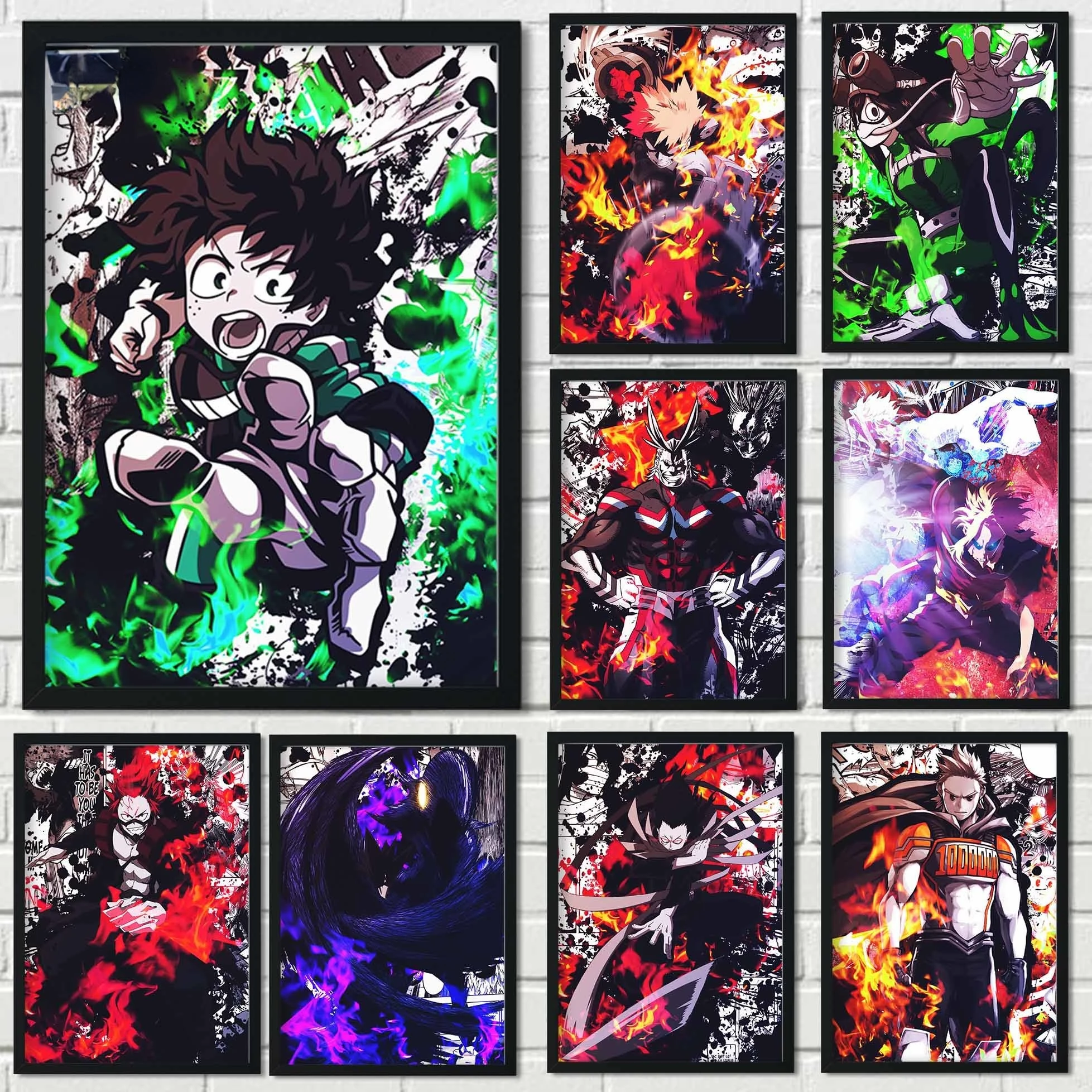 Watercolor Hd Prints Canvas Painting Retro Poster My Hero Academia Poster Modern Wall Art Anime Picture Home Decor For Boy Gift
Watercolor Hd Prints Canvas Painting Retro Poster My Hero Academia Poster Modern Wall Art Anime Picture Home Decor For Boy Gift