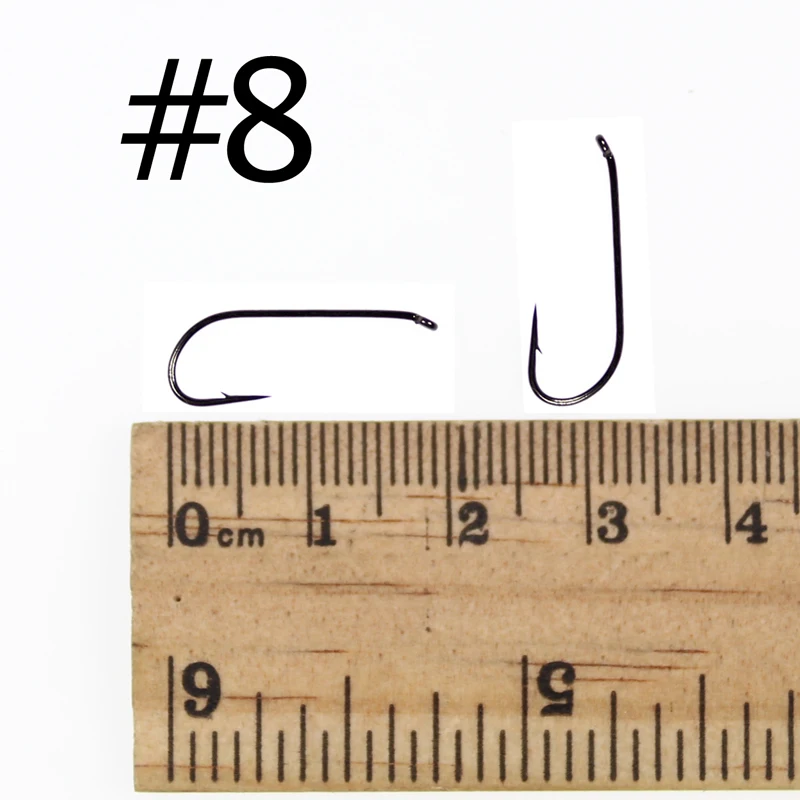Bimoo 100 шт. #8 #12 #20 крючок для сухой мухи японские прочные и острые Крючки