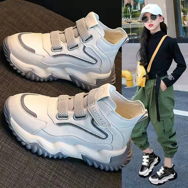 Girls Skateboard Shoe Autumn 2022 High-top Sneakers Children Sports Tennis Shoes Kids Casual Running Training Thick Bottom Shoes
Girls Skateboard Shoe Autumn 2022 High-top Sneakers Children Sports Tennis Shoes Kids Casual Running Training Thick Bottom Shoes