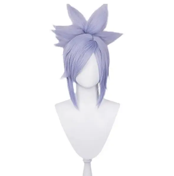 Cosplay Anime Game LOL Riven Spirit Blossom Wig Light Purple Ponytail Movies Hair Carnival Halloween Party Role Play Wigs
Cosplay Anime Game LOL Riven Spirit Blossom Wig Light Purple Ponytail Movies Hair Carnival Halloween Party Role Play Wigs