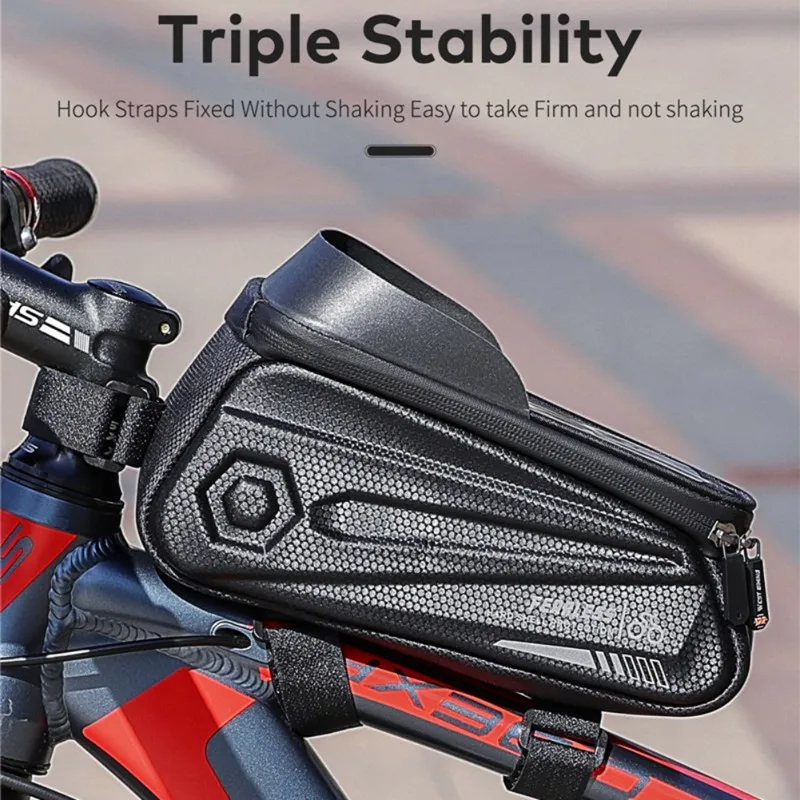 Bike Bag Frame Front Top Tube Cycling Bag Waterproof Phone Case Touchscreen MTB Cycling Accessories
Bike Bag Frame Front Top Tube Cycling Bag Waterproof Phone Case Touchscreen MTB Cycling Accessories