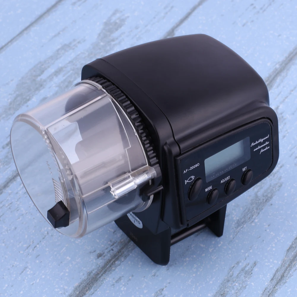 4 Times Automatic Fish Feeders Adjustable Timer Auto Fish Tank Pond Food Feeding Device Food Dispenser Tools 10.3x10.6cm
4 Times Automatic Fish Feeders Adjustable Timer Auto Fish Tank Pond Food Feeding Device Food Dispenser Tools 10.3x10.6cm