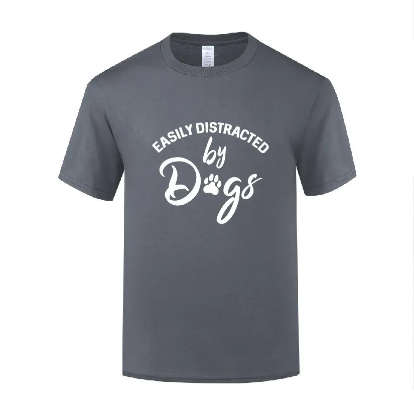 Funny Easily Distracted by Dogs Cotton T Shirt Vintage Men O-Neck Summer Short Sleeve Tshirts Sweatshirt
Funny Easily Distracted by Dogs Cotton T Shirt Vintage Men O-Neck Summer Short Sleeve Tshirts Sweatshirt