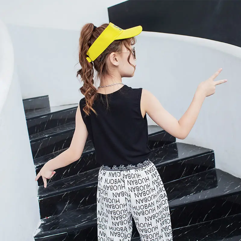 Girls' Clothing Sets 2021 New Summer Babys Fashion Trendy Two-piece Vest for Kids
Girls' Clothing Sets 2021 New Summer Babys Fashion Trendy Two-piece Vest for Kids