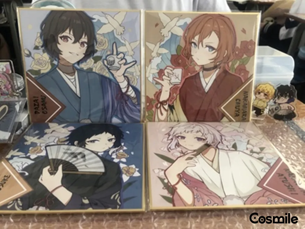 Бунго бродячие собаки мертвые яблоки Ryunosuke Akutagawa Dazai Shikishi цветная бумага Косплей