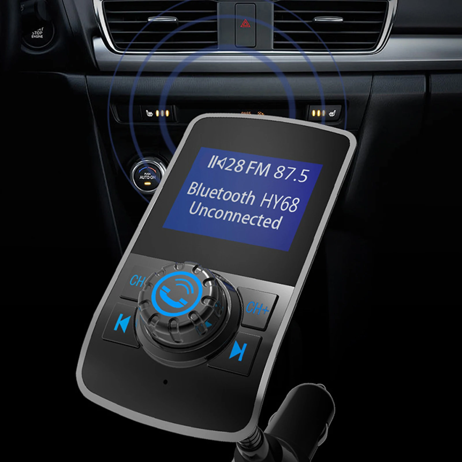 Bluetooth V4.2 FM Transmitter Car Adapter Car MP3 Player 2 Port USB Charge
Bluetooth V4.2 FM Transmitter Car Adapter Car MP3 Player 2 Port USB Charge