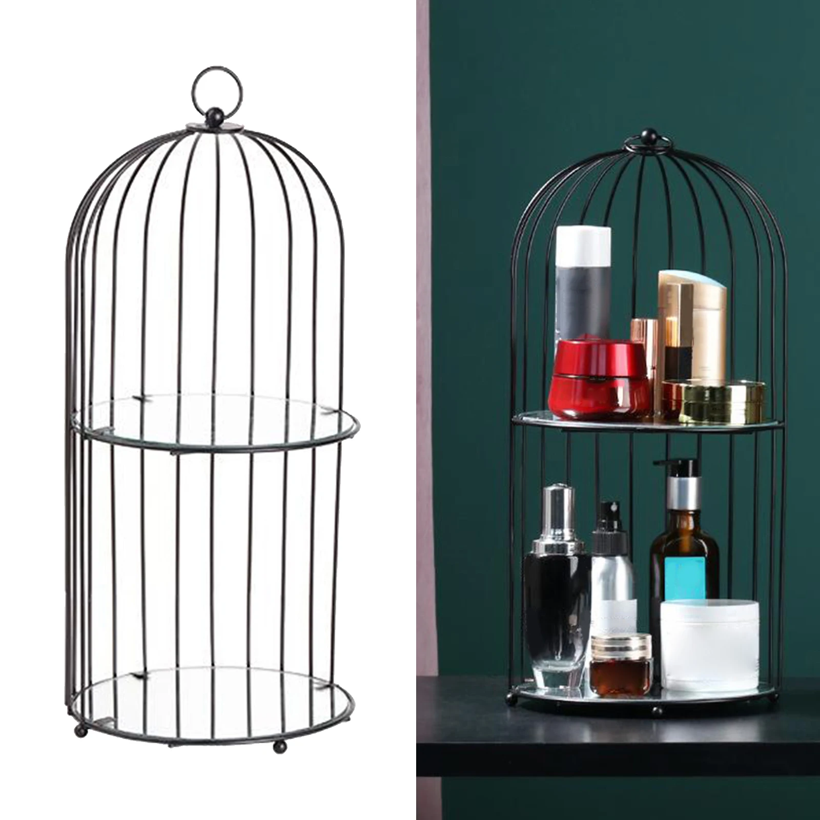 2022 Skincare Organiser Iron Bird Cage Shape Desktop Organizer Makeups Bathroom Cruet Storage Rack Makeup Organizer Holder
2022 Skincare Organiser Iron Bird Cage Shape Desktop Organizer Makeups Bathroom Cruet Storage Rack Makeup Organizer Holder