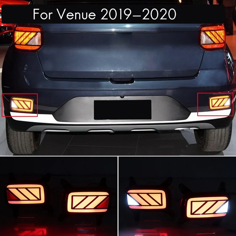 for Hyundai Venue 2019-2020 LED Rear Bumper Reflector Brake Light Fog Light Lamp Indicator Lights Taillights
for Hyundai Venue 2019-2020 LED Rear Bumper Reflector Brake Light Fog Light Lamp Indicator Lights Taillights