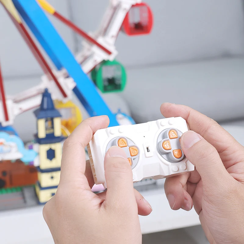 Creative Toys App Motorized Ferris Wheel Model Compatible With 15012 Building Blocks Bricks Educational DIY Birthday Gifts 
Creative Toys App Motorized Ferris Wheel Model Compatible With 15012 Building Blocks Bricks Educational DIY Birthday Gifts