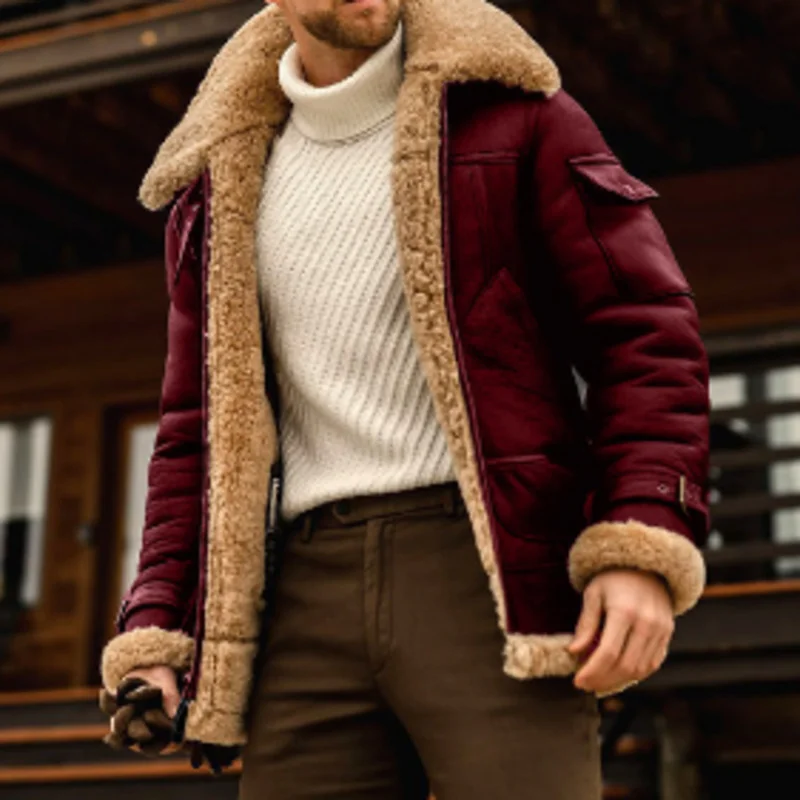 2021 Trend Windproof Jacket Fur Collar High Street Coat Autumn And Winter New Men's Fur Jacket Men's Fashion Thick Coat
2021 Trend Windproof Jacket Fur Collar High Street Coat Autumn And Winter New Men's Fur Jacket Men's Fashion Thick Coat