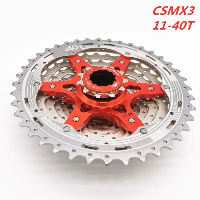 Sunracing 10 скоростей CSMS3 и CSMX3 11-40 T/11-42 T широкое соотношение MTB велосипед дисковые