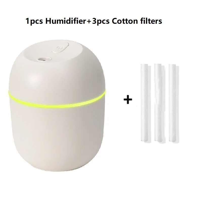 1PCS 220ML Mini Ultrasonic Air Humidifier Aroma Essential Oil Diffuser For Home Car USB Fogger Mist Maker with LED Night Lamp
1PCS 220ML Mini Ultrasonic Air Humidifier Aroma Essential Oil Diffuser For Home Car USB Fogger Mist Maker with LED Night Lamp